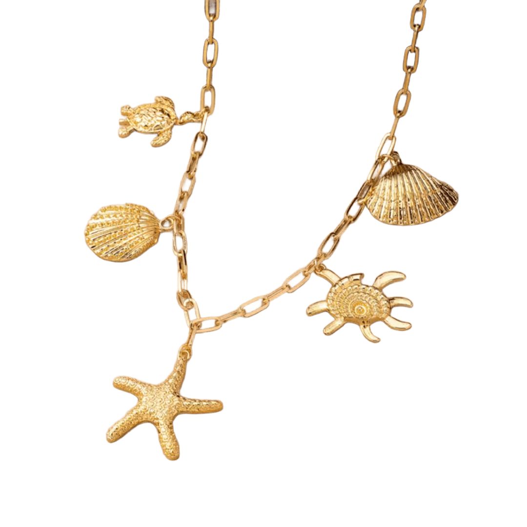 Eléonore – Collier à breloques en acier inoxydable