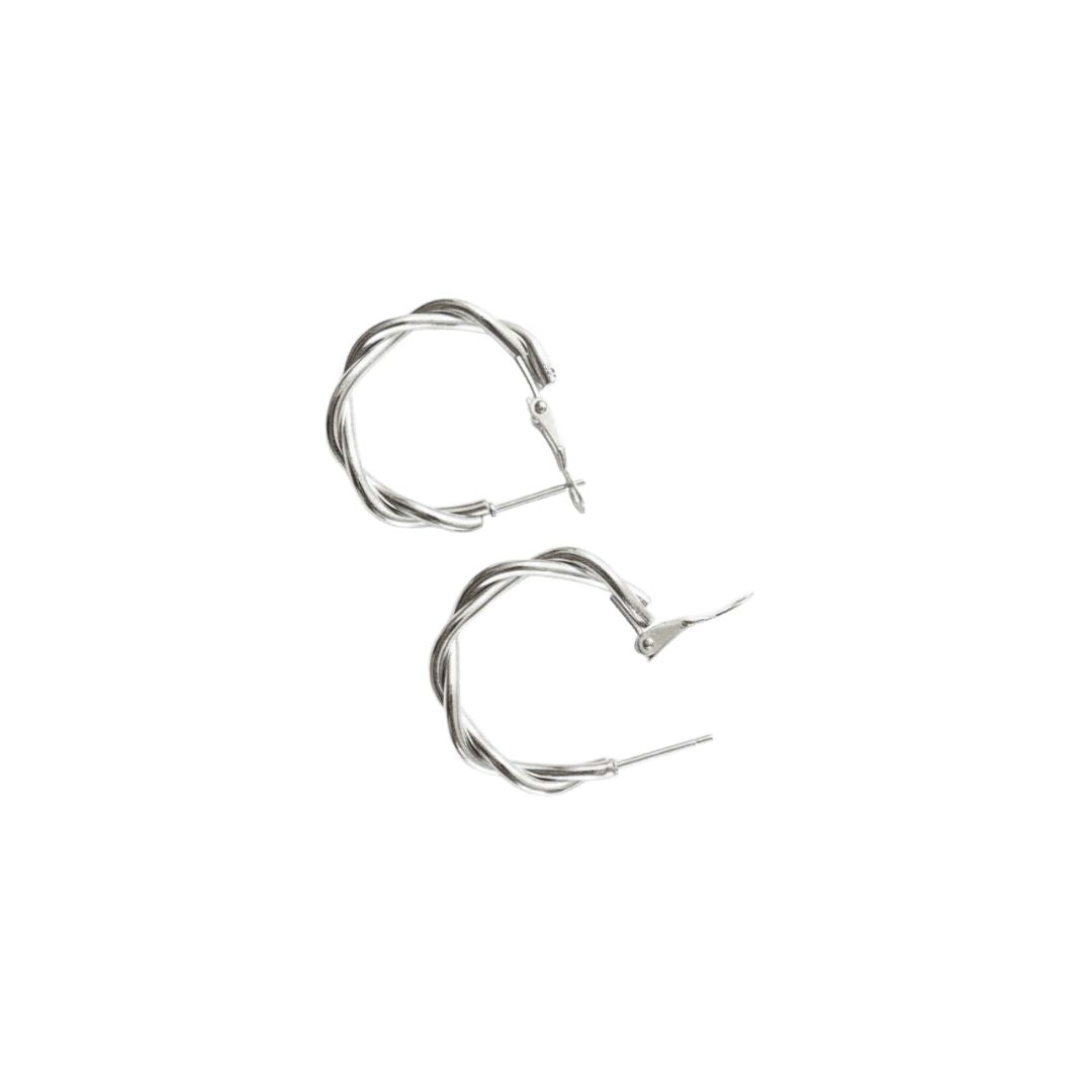 Chloé - Boucles d'oreilles argentées