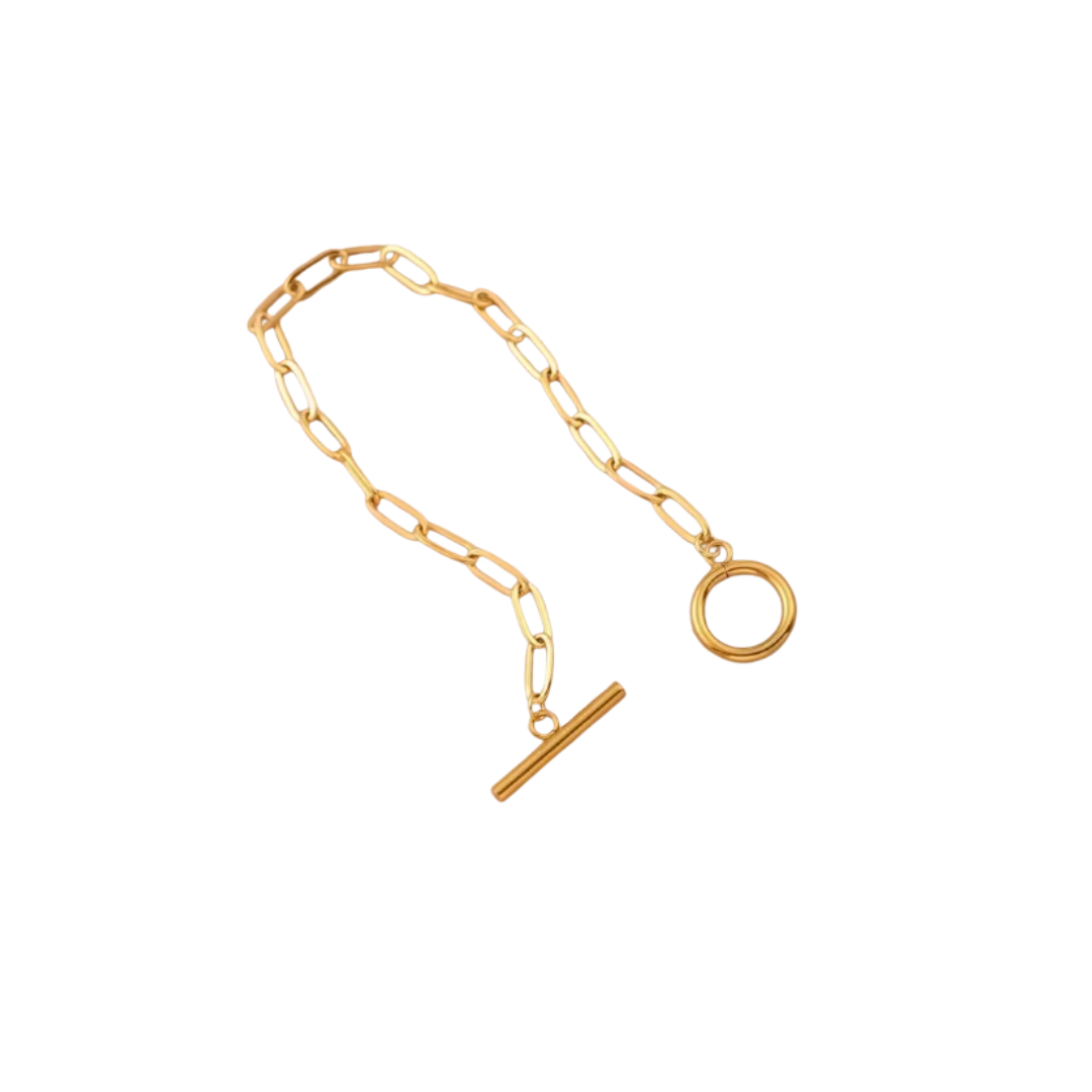 Vanille - Bracelet doré acier inoxydable