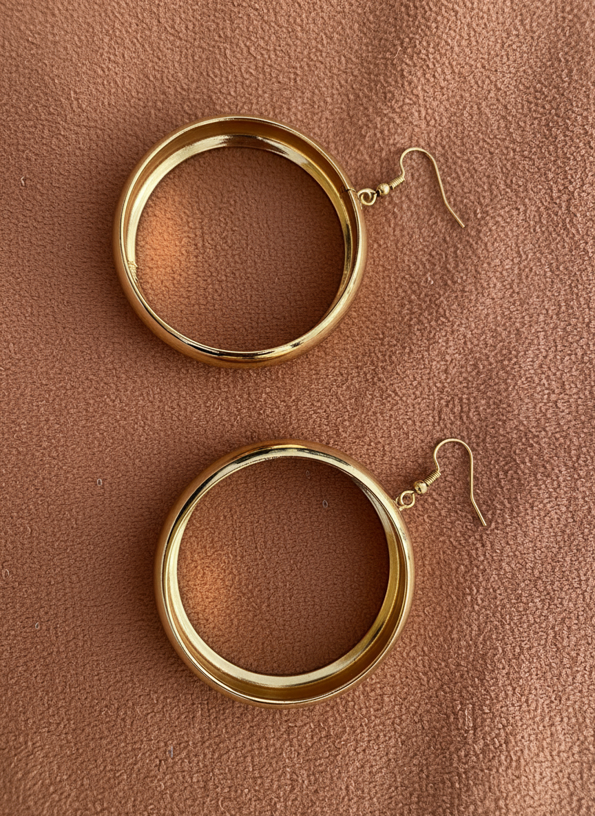 Stella - Boucles d'oreilles dorée