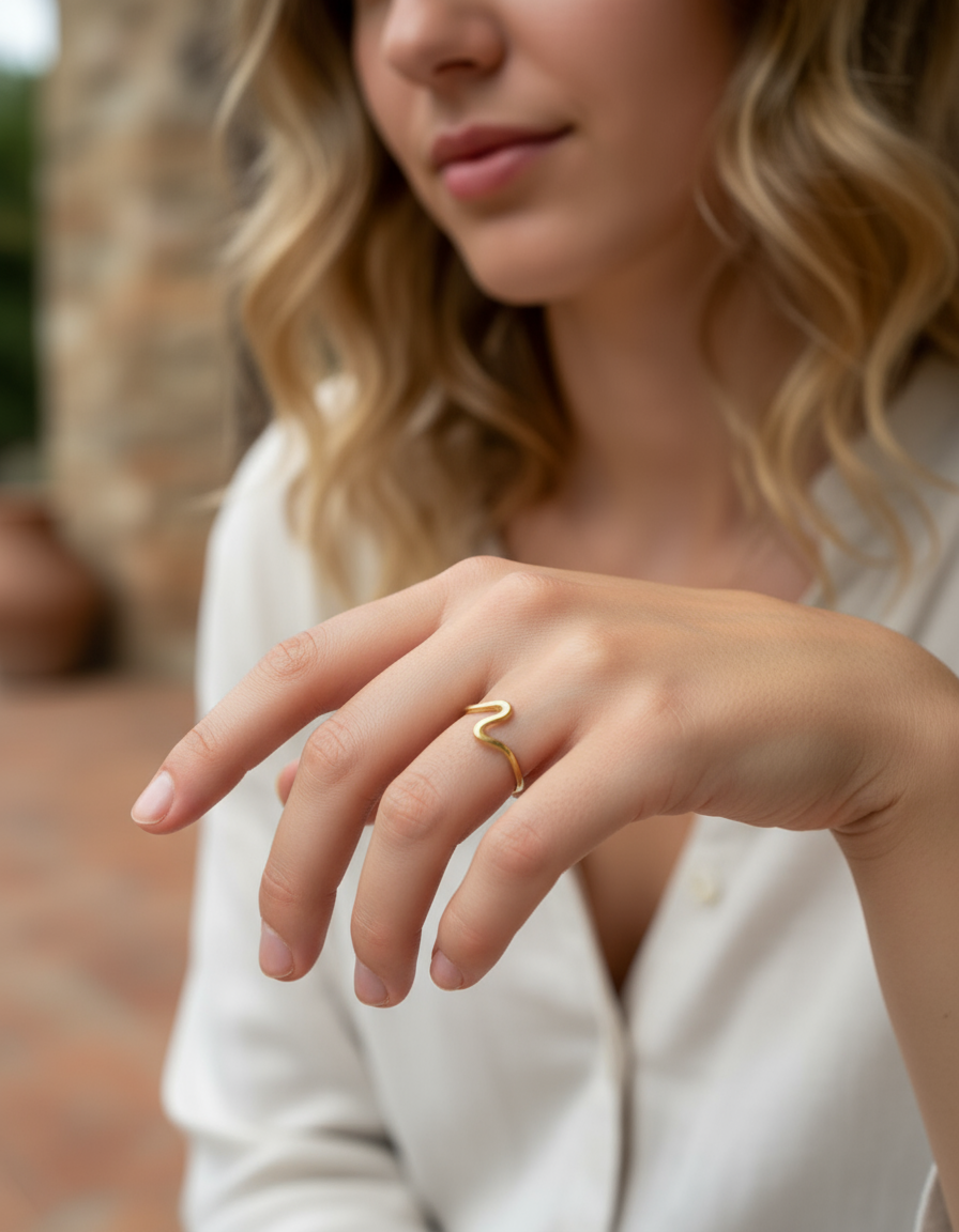 Sophie - Bague dorée