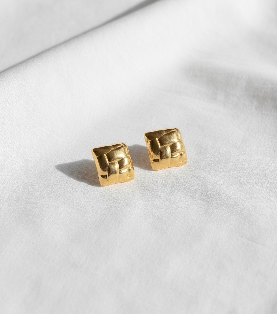 Antonella - Boucles d'oreilles dorés