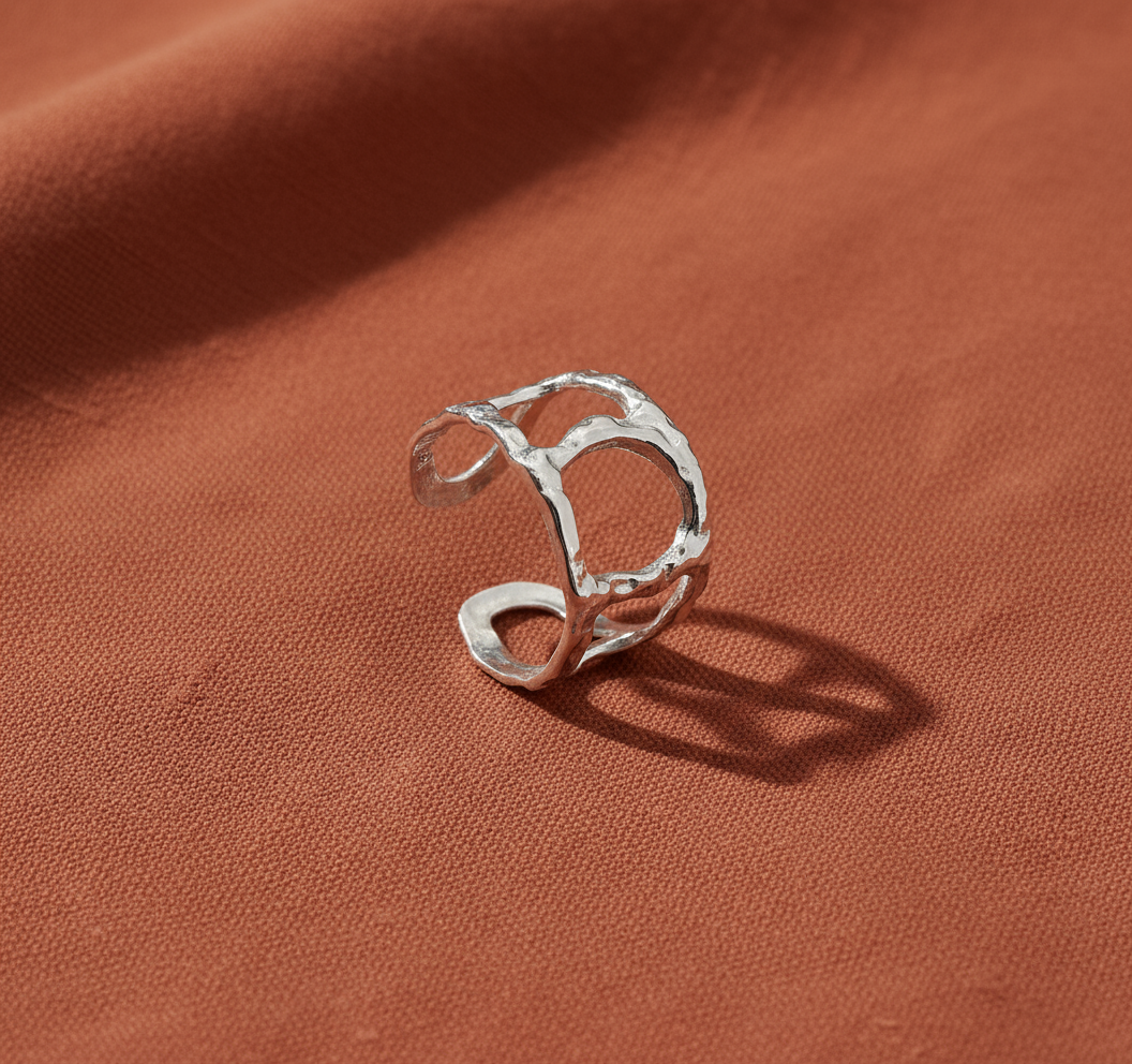 Léa - Bague en acier inoxydable