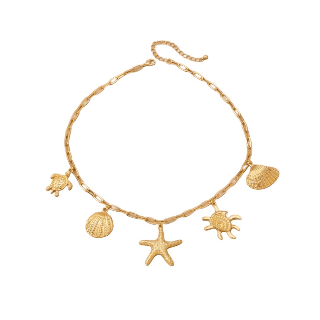 Eléonore – Collier à breloques en acier inoxydable