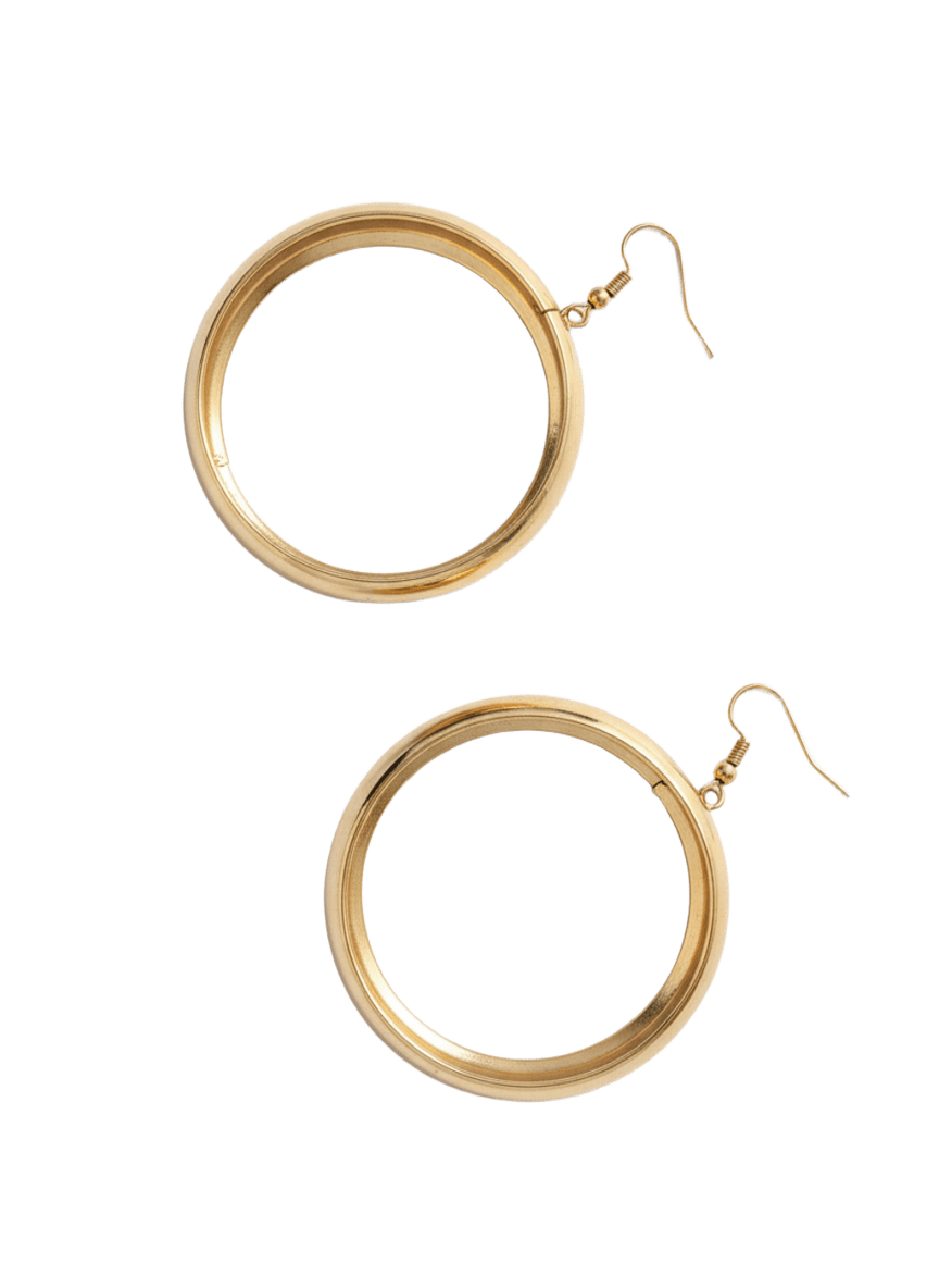 Stella - Boucles d'oreilles dorée