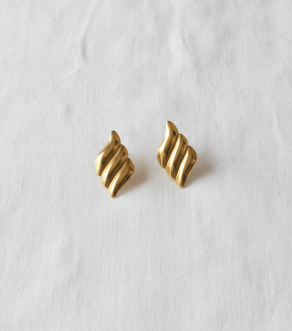 Adriana - Boucles d'oreilles dorés