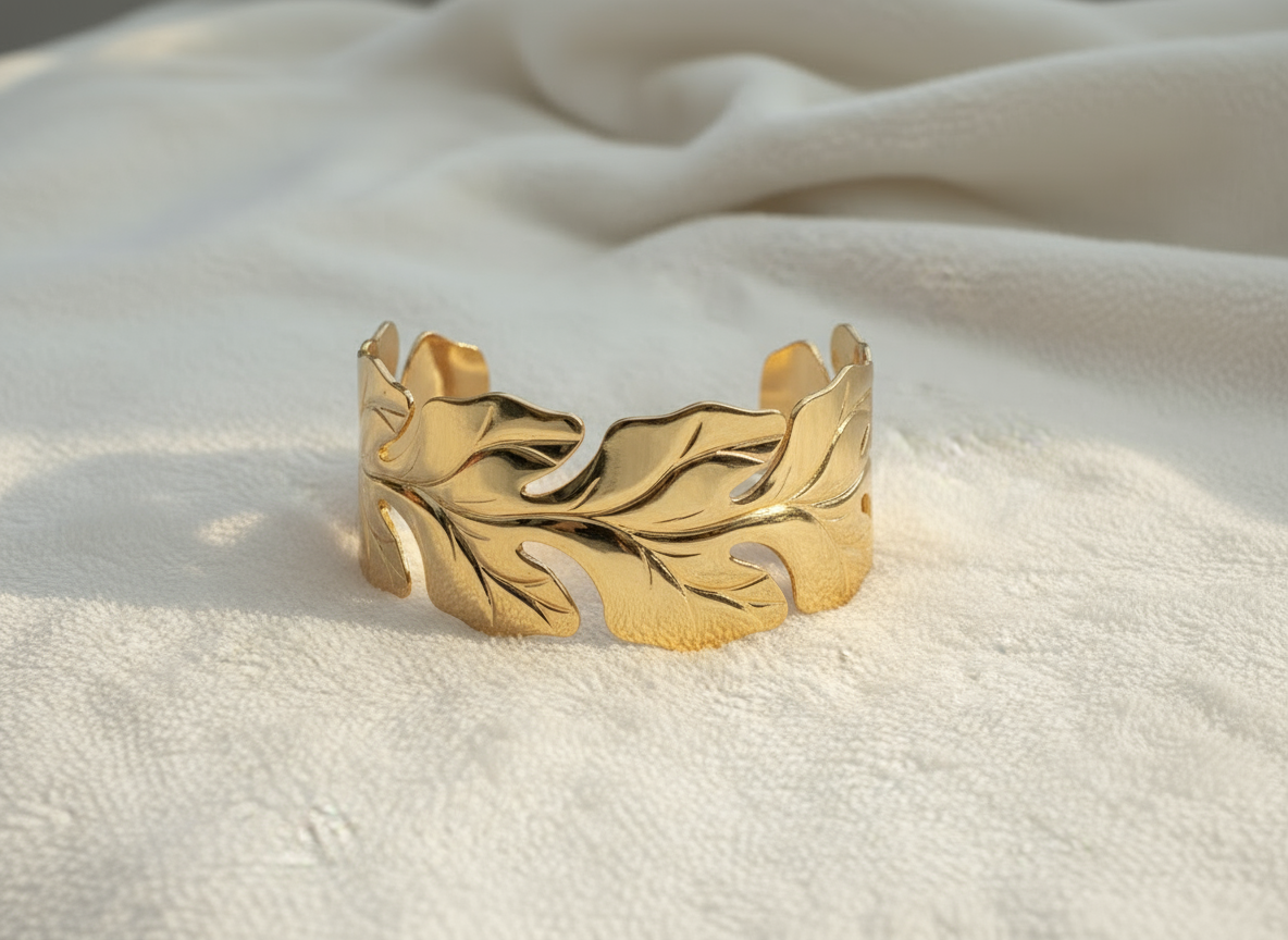 Fleur - Manchette acier inoxydable