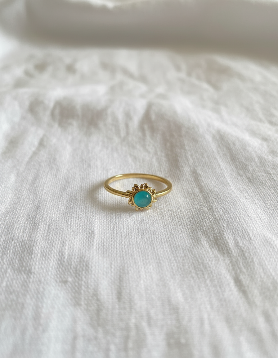 Margaux - Bague bleutée