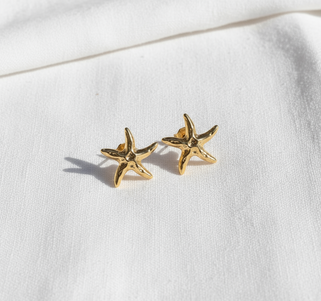 Estelle - Boucles d'oreilles étoilés