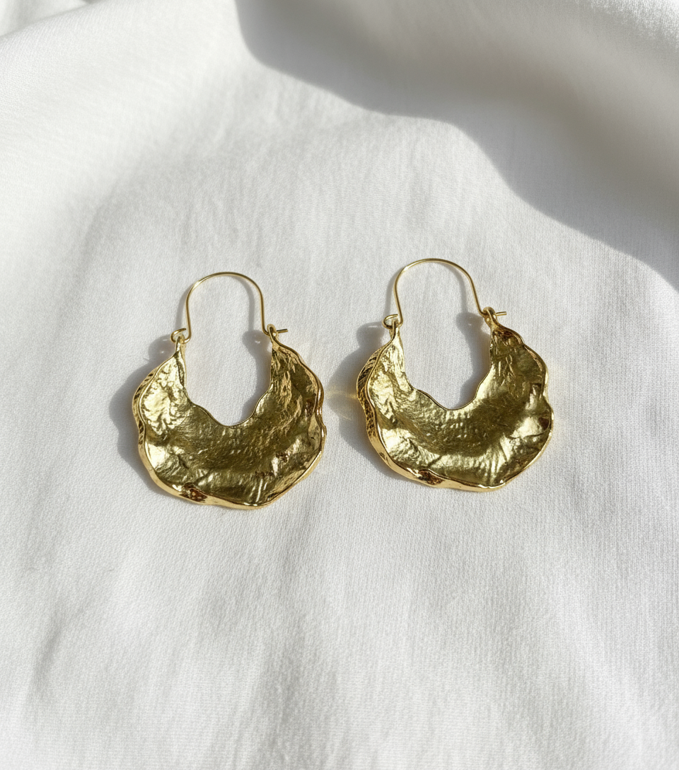 Clara - Boucles d'oreilles lune