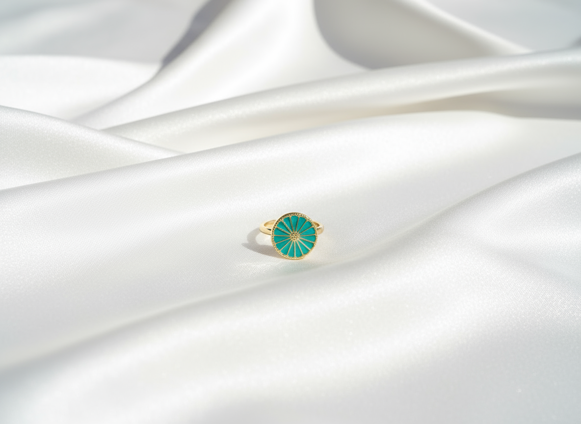 Begonia - Bague dorée