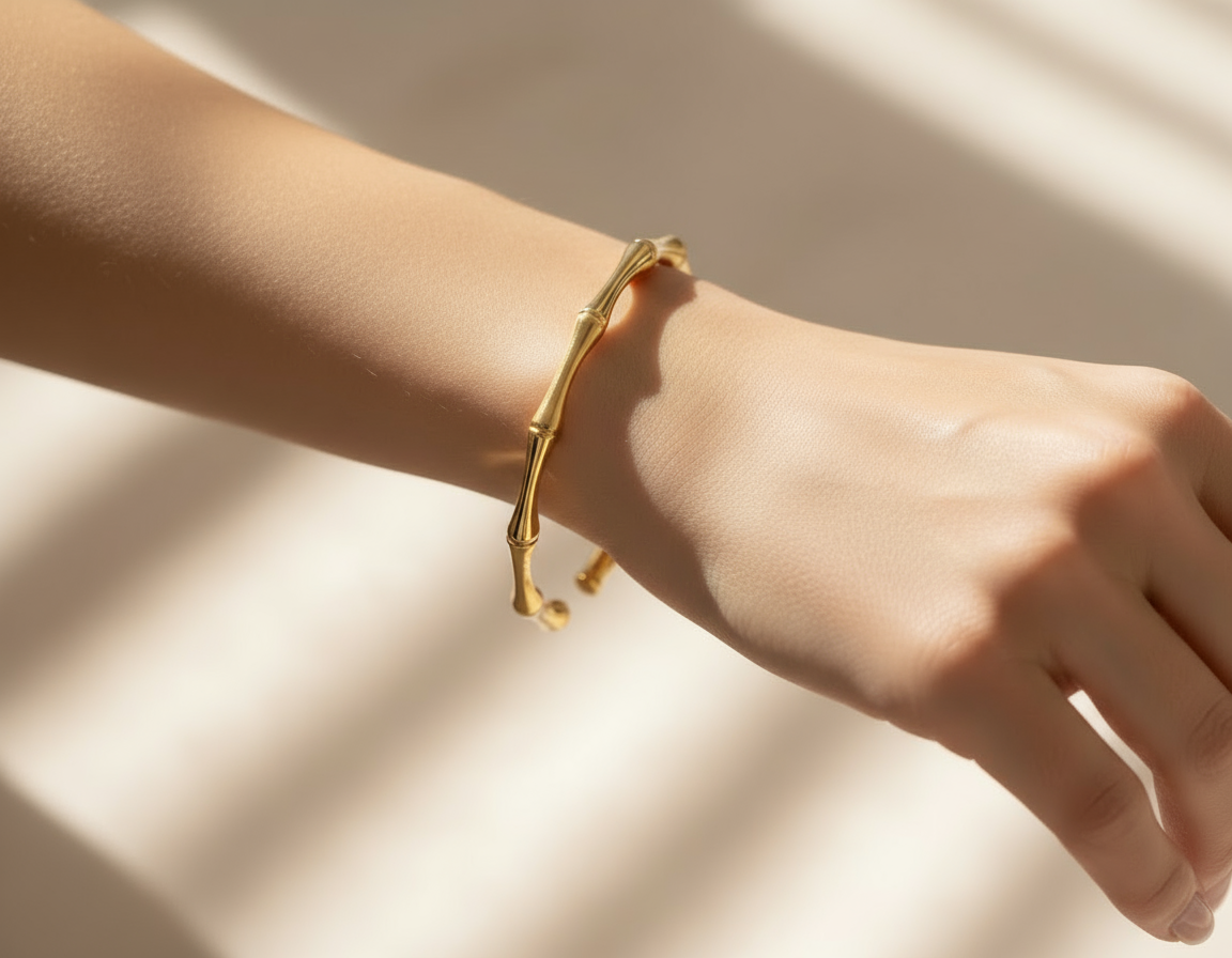 Eva - Bracelet jonc bambou