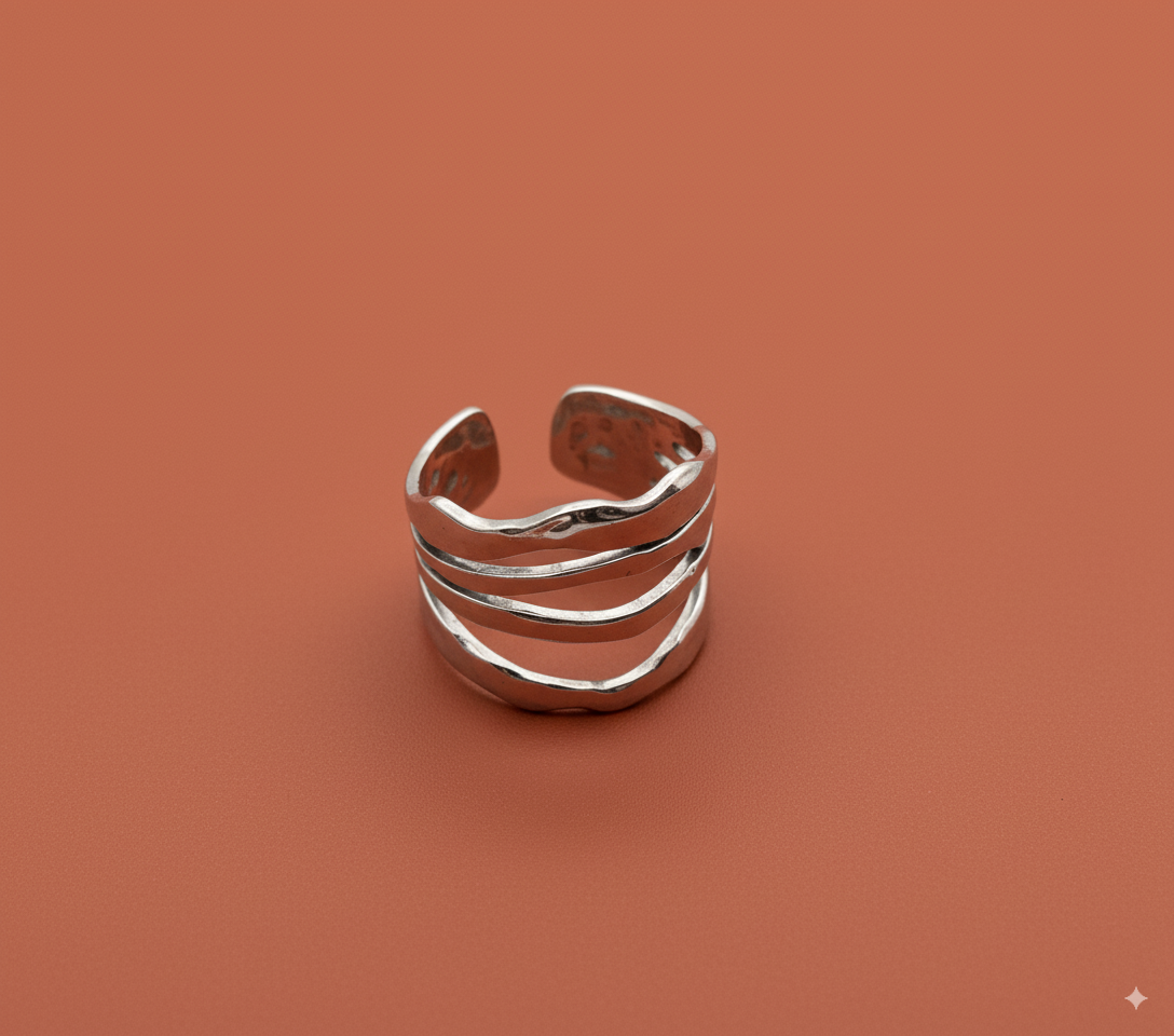 Juliette - Bague en acier inoxydable